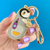 The Promising Penguin Enamel Key Ring  -  Erstwilder  -  Quirky Resin and Enamel Accessories