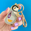 The Promising Penguin Enamel Key Ring