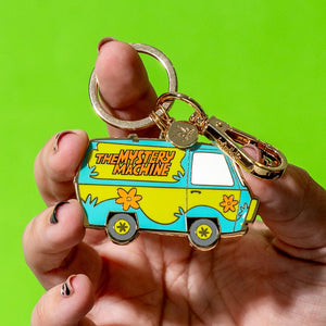 The Mystery Machine Enamel Key Ring  -  Erstwilder  -  Quirky Resin and Enamel Accessories