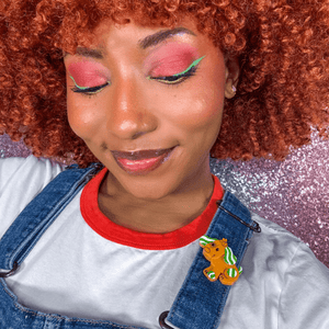 Pupcake Mini Brooch  -  Erstwilder  -  Quirky Resin and Enamel Accessories