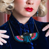 Regal Intrigue Necklace (IMPERFECT)  -  Erstwilder  -  Quirky Resin and Enamel Accessories