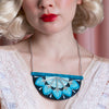 Geometric Fanfare Necklace (IMPERFECT)  -  Erstwilder  -  Quirky Resin and Enamel Accessories