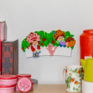 A Very Strawberry Garden Wall Art  -  Erstwilder  -  Quirky Resin and Enamel Accessories