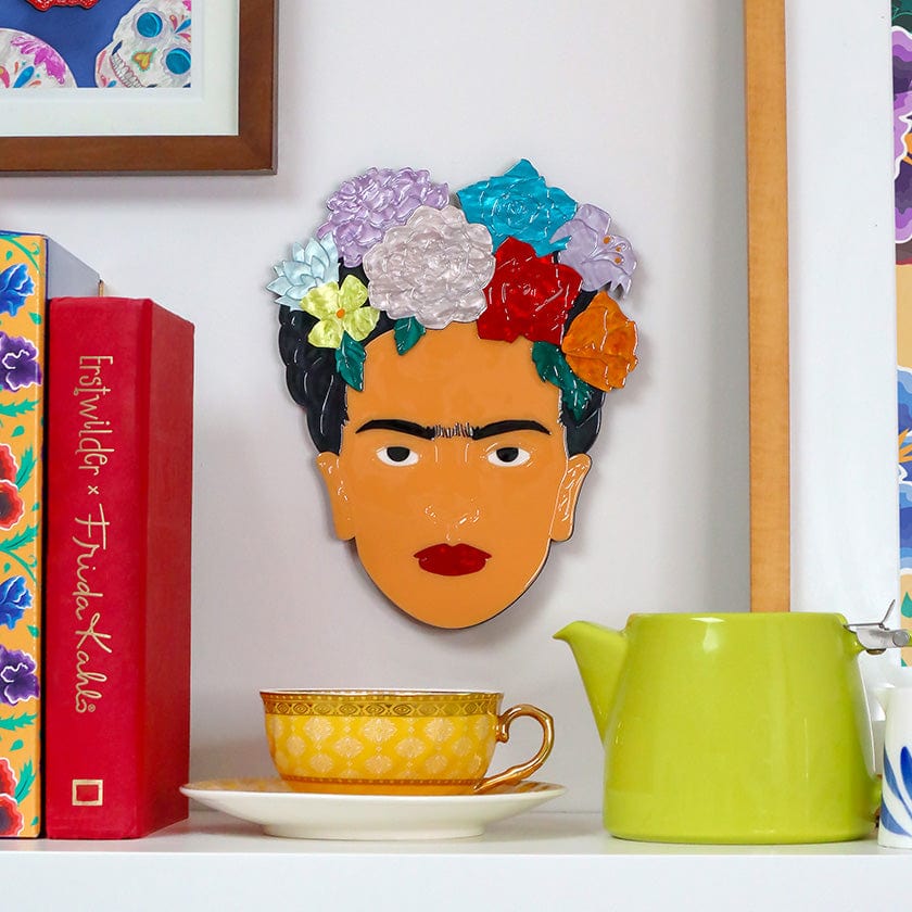 My Own Muse Frida Wall Art  -  Erstwilder  -  Quirky Resin and Enamel Accessories