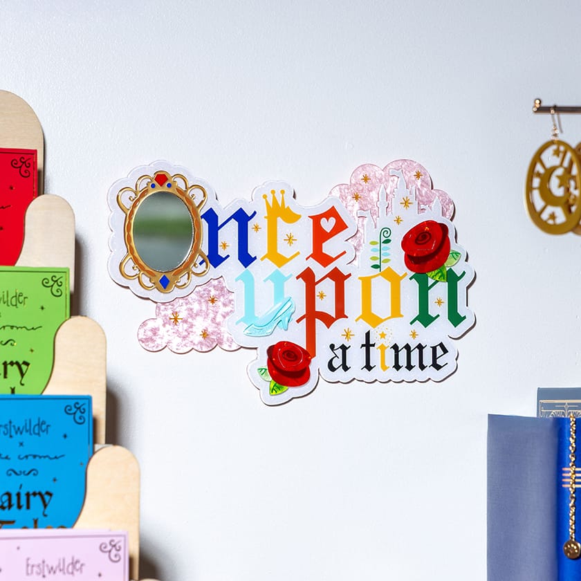 Once Upon a Time Wall Art  -  Erstwilder  -  Quirky Resin and Enamel Accessories