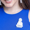 Socratic Method Brooch  -  Erstwilder  -  Quirky Resin and Enamel Accessories