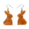 Maple the Bunny Drop Earrings  -  Erstwilder  -  Quirky Resin and Enamel Accessories