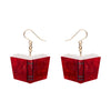 Story Book Drop Earrings - Red  -  Erstwilder Essentials  -  Quirky Resin and Enamel Accessories