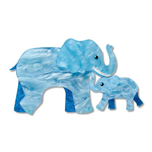 Memory of Us Brooch Pair  -  Erstwilder  -  Quirky Resin and Enamel Accessories