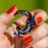 The Outgoing Otter Enamel Pin  -  Erstwilder  -  Quirky Resin and Enamel Accessories