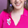 Hearts Aflutter Brooch  -  Erstwilder  -  Quirky Resin and Enamel Accessories