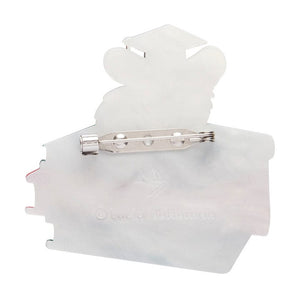 The Valedictorian Mouse Brooch  -  Erstwilder  -  Quirky Resin and Enamel Accessories