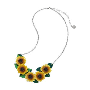 Sunshine and Smiles Necklace  -  Erstwilder  -  Quirky Resin and Enamel Accessories