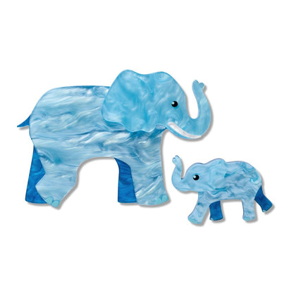 Memory of Us Brooch Pair  -  Erstwilder  -  Quirky Resin and Enamel Accessories