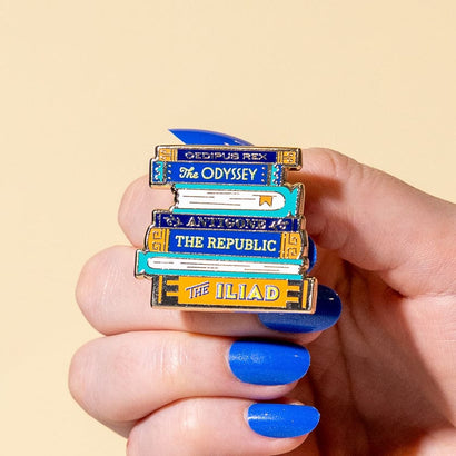 Words of the Wise Enamel Pin  -  Erstwilder  -  Quirky Resin and Enamel Accessories