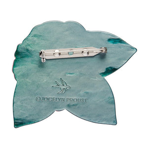 Classic Camellia Brooch (IMPERFECT)  -  Erstwilder  -  Quirky Resin and Enamel Accessories