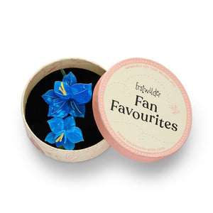 Opulent Orchidaceae Brooch  -  Erstwilder  -  Quirky Resin and Enamel Accessories