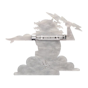 Zeus Almighty Brooch  -  Erstwilder  -  Quirky Resin and Enamel Accessories
