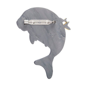 Dugong Brooch  -  Erstwilder  -  Quirky Resin and Enamel Accessories