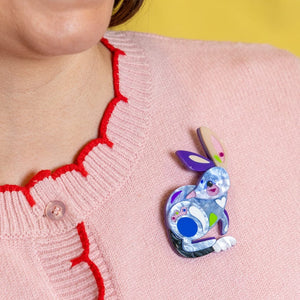Tucker the Bilby Brooch  -  Erstwilder  -  Quirky Resin and Enamel Accessories