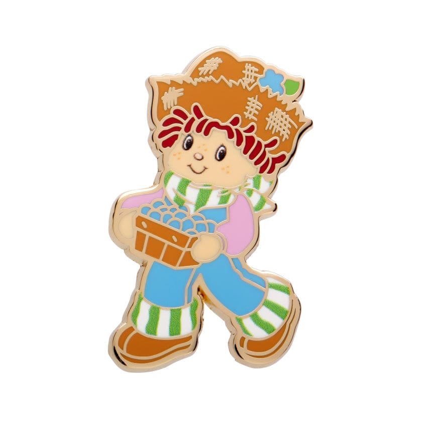 Huckleberry Pie Enamel Pin  -  Erstwilder  -  Quirky Resin and Enamel Accessories