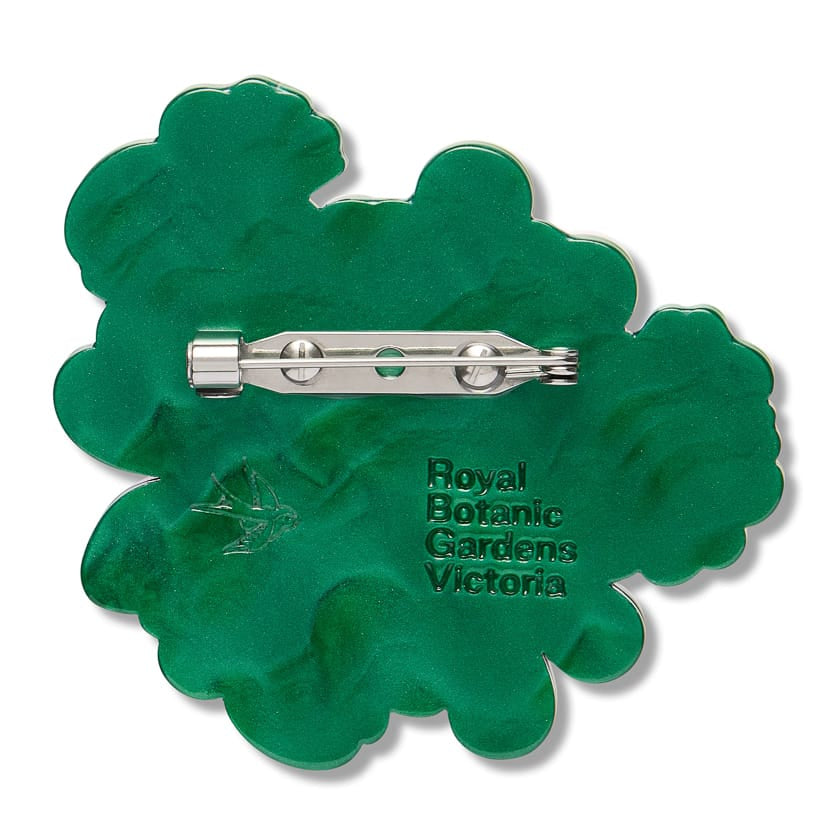 Austral Stork's-Bill Brooch  -  Erstwilder  -  Quirky Resin and Enamel Accessories