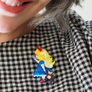 Just Right Brooch  -  Erstwilder  -  Quirky Resin and Enamel Accessories