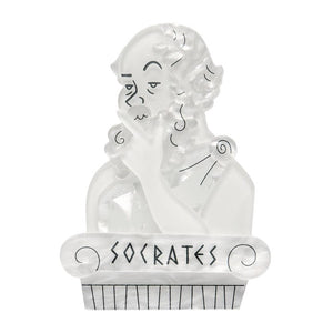 Socratic Method Brooch (IMPERFECT)  -  Erstwilder  -  Quirky Resin and Enamel Accessories