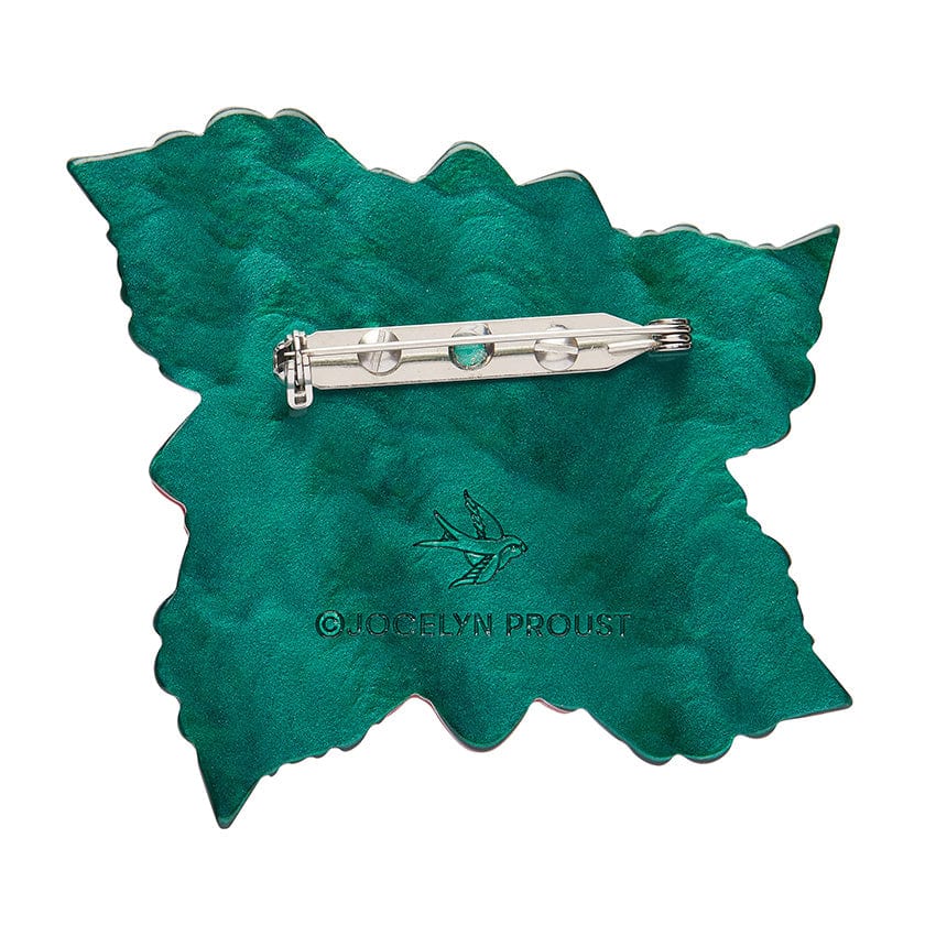 Dazzling Dahlia Brooch (IMPERFECT)  -  Erstwilder  -  Quirky Resin and Enamel Accessories