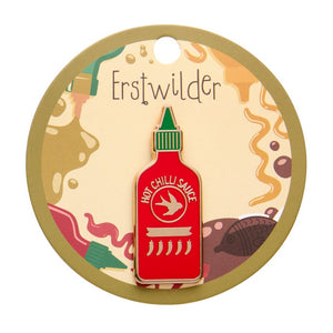 Turn Up the Heat Enamel Pin  -  Erstwilder  -  Quirky Resin and Enamel Accessories