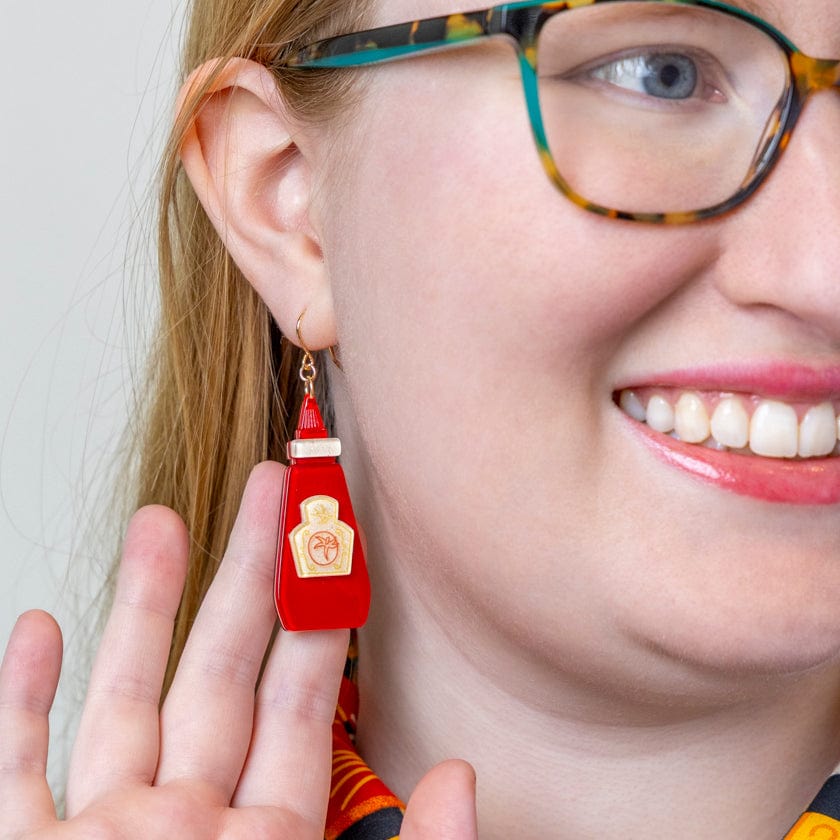 Let's Get Squeezy Drop Earrings  -  Erstwilder  -  Quirky Resin and Enamel Accessories