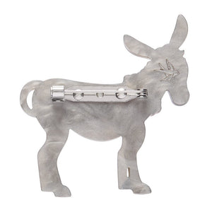 Devoted Donkey Brooch  -  Erstwilder  -  Quirky Resin and Enamel Accessories