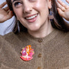 Aphrodite Rising Brooch  -  Erstwilder  -  Quirky Resin and Enamel Accessories