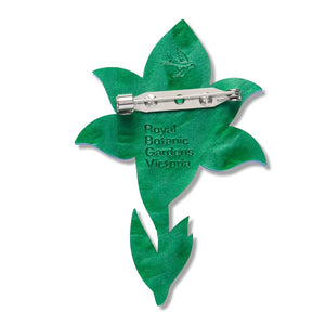 Spotted Sun-Orchid Brooch  -  Erstwilder  -  Quirky Resin and Enamel Accessories