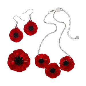 Poppy Field Box  -  Erstwilder  -  Quirky Resin and Enamel Accessories