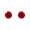 Poppy Field Stud Earrings  -  Erstwilder  -  Quirky Resin and Enamel Accessories