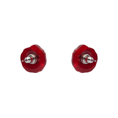 Poppy Field Stud Earrings  -  Erstwilder  -  Quirky Resin and Enamel Accessories