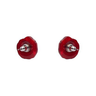 Poppy Field Stud Earrings  -  Erstwilder  -  Quirky Resin and Enamel Accessories
