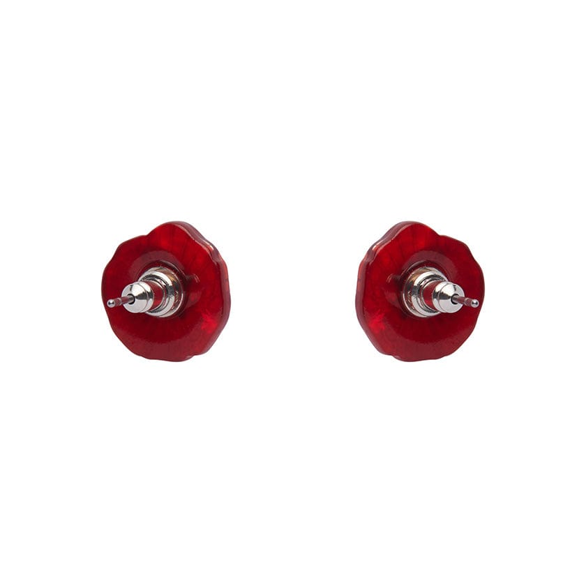 Poppy Field Stud Earrings  -  Erstwilder  -  Quirky Resin and Enamel Accessories