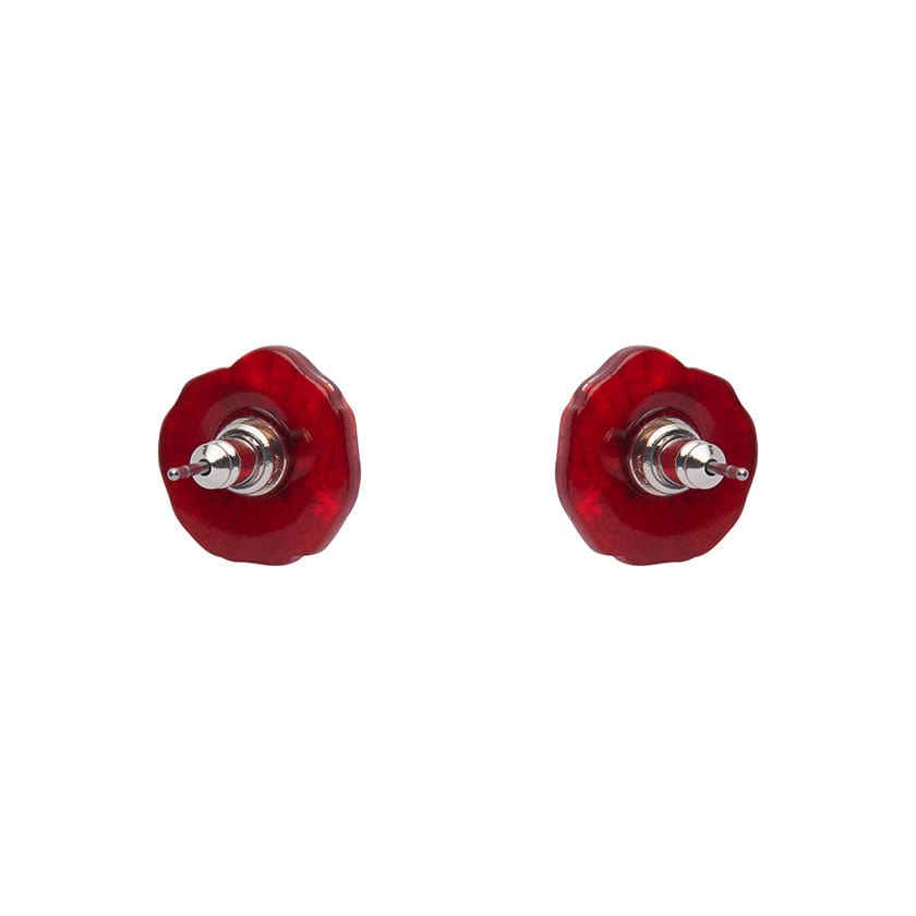 Poppy Field Stud Earrings  -  Erstwilder  -  Quirky Resin and Enamel Accessories