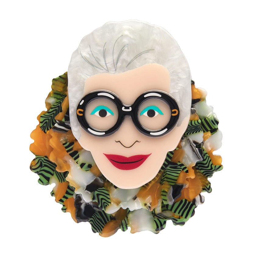 Adorned in Feathers Iris Brooch Erstwilder
