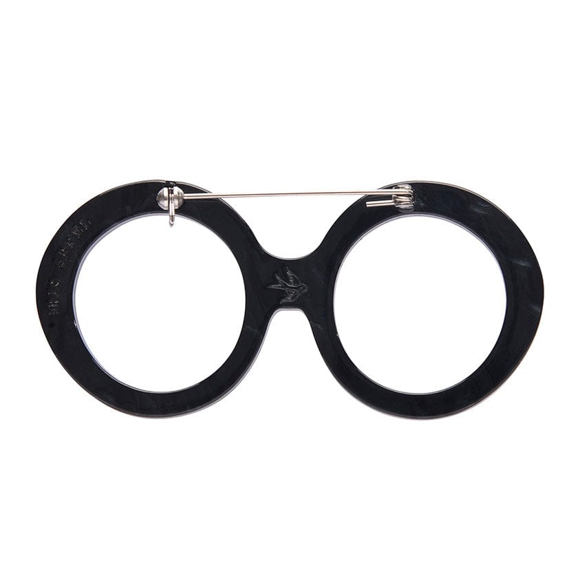 I Wear Eyewear Iris Brooch  -  Erstwilder  -  Quirky Resin and Enamel Accessories