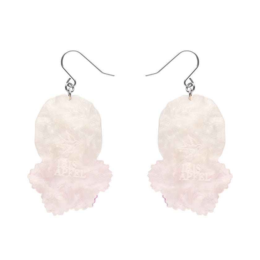 Pretty in Pom Poms Iris Drop Earrings  -  Erstwilder  -  Quirky Resin and Enamel Accessories