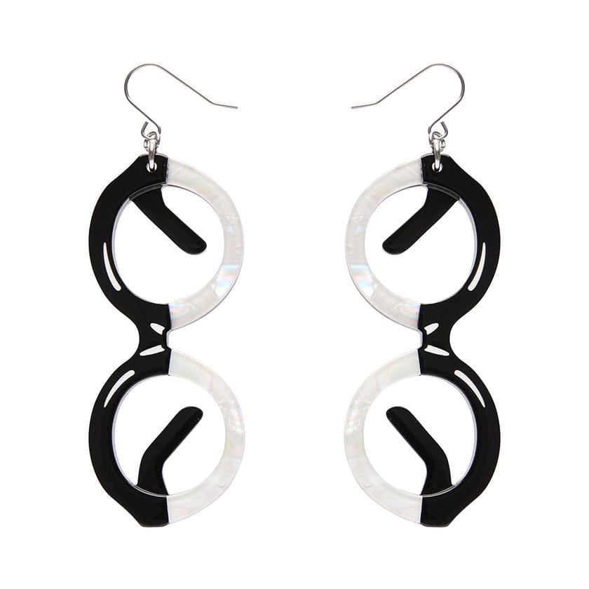 I Wear Eyewear Iris Drop Earrings  -  Erstwilder  -  Quirky Resin and Enamel Accessories