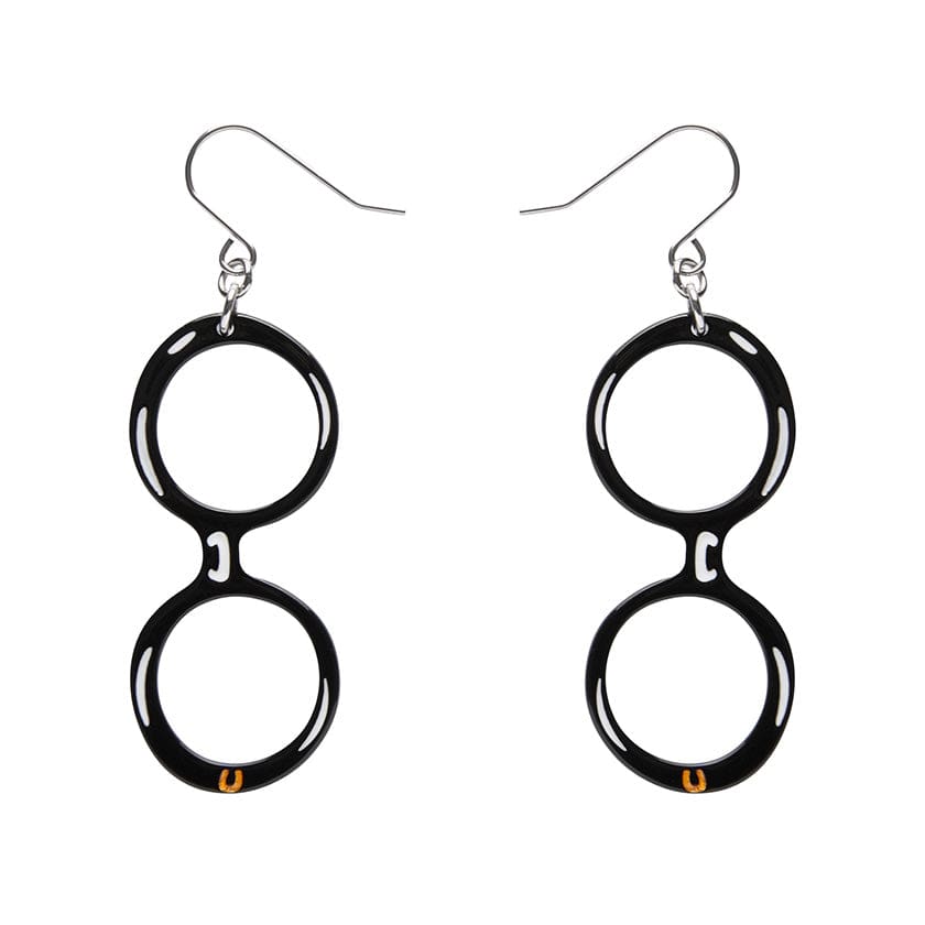 Spectacular Spectacles Iris Drop Earrings  -  Erstwilder  -  Quirky Resin and Enamel Accessories