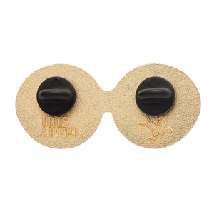 Iris Enamel Pin  -  Erstwilder  -  Quirky Resin and Enamel Accessories