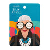 Iris Enamel Pin  -  Erstwilder  -  Quirky Resin and Enamel Accessories