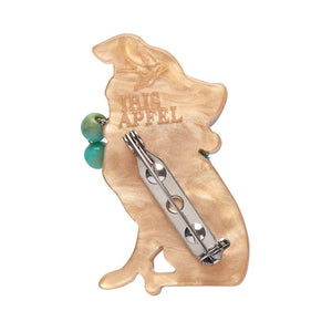 Spectacular Spectacles Iris Mini Brooch  -  Erstwilder  -  Quirky Resin and Enamel Accessories