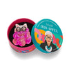 A Pooch Amongst the Pom Poms Mini Brooch  -  Erstwilder  -  Quirky Resin and Enamel Accessories