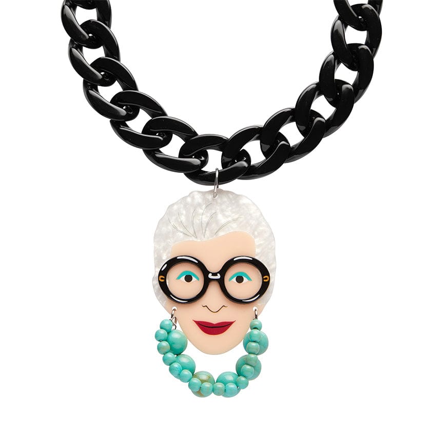 Iris the Style Icon Statement Necklace  -  Erstwilder  -  Quirky Resin and Enamel Accessories